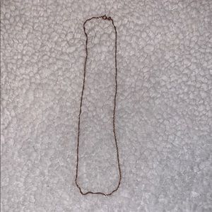 Dark rose gold colored  necklace